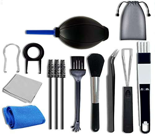 Hongjingda Kit d'nettoyage pour ordinateur - 5 pièces - Nettoyage du clavier avec lingettes nettoyage d'écran - Kit nettoyage clavier - Nettoyage du clavier avec lingettes pour appareil photo