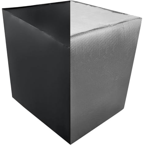 REKUBIK IBC Hitze- & Frostschutz +Set Thermohaube + UV Schutz Folie Größe 600l IBC (120x80x100cm)