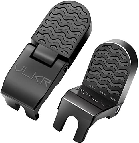 Hinterradpedale, rutschfeste Fahrrad Peg, Klappbare Mountainbike Fußstütze, Hinteres Fahrradpedal mit U-Nut, für Radfahren, Rennrad, MTB, BMX