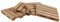 Untersetzer aus natürlichem Holz, Design Palette, 4 Stück, Untersetzer, Untersetzer aus natürlichem Holz, wiederverwendbar.