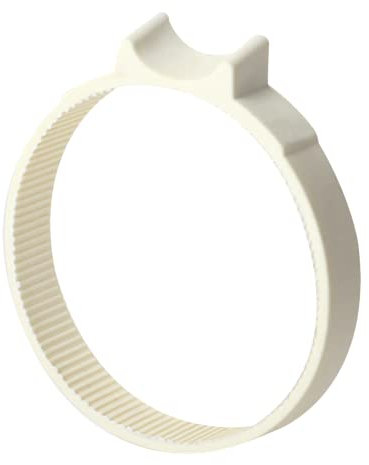 eTone Fokusring Fokus Zahnrad Ring Follow Focus Ring Objektivfokus Gummiringe 360 Grad Drehbar für Digitalkamera Objektive (weiß,64mm-76mm)