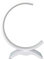 Lampada da tavolo moderna a led abat jour da comodino a forma di mezzaluna 9 watt (Luce calda 3000K)
