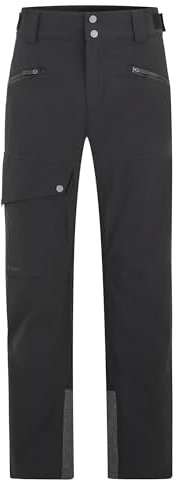 Ziener Herren Tiffin Ski-Hose/Freeride | PFC frei Wolle wattiert, black, 48