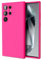 ZUSLAB Custodia Silicone Compatible with Galaxy S24 Ultra 2024, Gel di Silicone Liquido Antigraffio e Antishock, Protezione Slim-Fit e Bumper per Galaxy S24 Ultra Rosa Shocking