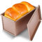 Yupjlia Pullman Loaf Pan with Lid, Premium 1 lb Dough Sandwich Nonstick Bread Pan with Lid for Homemade Bread, Heavy Duty Carbon Steel Corrugated Pullman Toast Box with Cover for Baking, Bakeware