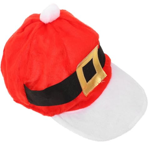 PACKOVE Sombrero De Navidad con Cinturón Festivo para Chef Catering Gorro Unisex y Llamativo para Fiestas y Banquetes Navideños