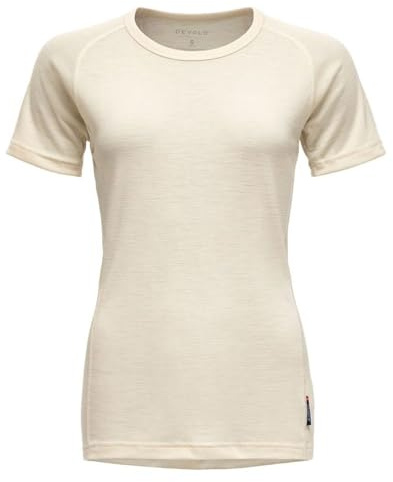 Devold Lauparen Merino 190 Base Tee Wmn, S, raw White 010A