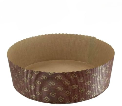 Molde de Papel para Bizcocho Bajo 20 x 6 CM (25 UNIDADES)