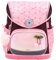 Belmil Premium Compact Plus ergonomisches Schulranzen Set 5 - teilig, AGR, Brustgurt, Hüftgurt, Magnetverschluss (405-41/P/S) (Cherry Blossom 2)