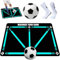 YUJUVI Fußballmatte Trainingsmatte Fußball 60x90 cm Schritt Trainingsmattem mit Fussball und Socken Set Rutschfeste Schritt Trainingsmatte Ballkontrolle Stoßdämpfende Fussball Matte
