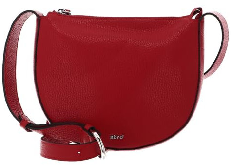 Abro Leather Adria Lulu Crossbody Bag Red