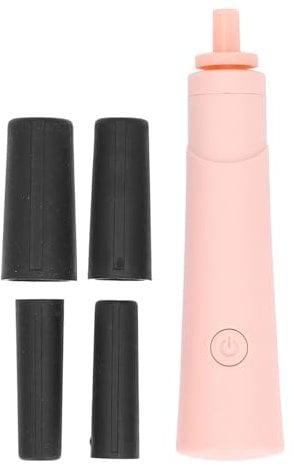 Electric Eyelash Glue Mixer with 4 Inner Diameters, Electric Nail Lacquer Shaker 2500 rpm Portable Eyelash Glue Mixer Efficiently Mixes Polish Gel for Beauty Routine Travel(Pink)