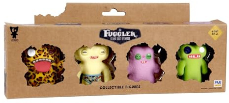 Fuggler sammelbare figuren display box 4 packs