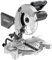 Güde Kappsäge GKS 2134.1 (230 V, 1100 W, 5500 1/min Motordrehzahl, 210 mm Sägeblatt-Ø, Kopf bis 45° schwenkbar, Schnittbereich (bei 90°/90°) 60 x 120 mm, Gradskala, inkl. Staubfangsack & HM Sägeblatt)