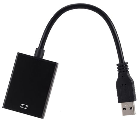 Operitacx Adaptador USB 3.0 a Displayport 1080P para Pc Proyector y HDTV Soporta Multipantalla Cable de Alta para Oficina y Entretenimiento Color Negro