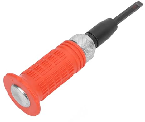 Pongnas Juego de Destornilladores de Impacto Manual de 6 Puntas Destornillador de Impacto Manual Herramienta de Destornillador de Impacto Compacta y Resistente con Anticolisión para