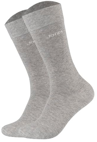 Joop! Unisex Socken, 2er Pack - Premium Essential Organic Cotton Socks, Logo, einfarbig