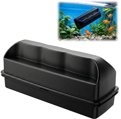 Menibeuty Aquarium Scheibenreiniger Magnet, Glas Starke Magnetbürste Algenmagnet, Magnetisches Reinigungswerkzeug, Magnetischer Scheibenreiniger,Für Glas bis 10 mm Stärke