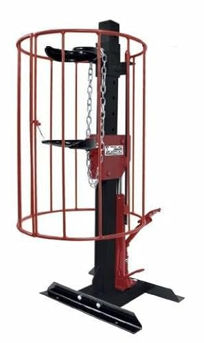 HOFFCAR COMPRESSORE Idraulico A Molla, Fisso con CESTELLO, 1000 kg