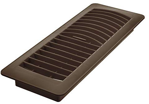 Imperial 4 x 12 Louvered Floor Register, Brown, RG1460