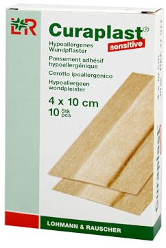 Curaplast Wundschnellverband Sensitiv 4x10 cm 1 m, 10 St