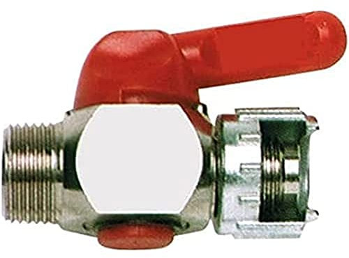 Mecafer 152085 Robinet de sortie de cuve 1/2 m 1/4 m + Ecrou fraisé