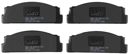 TRW GDB106 Brake Pad Set of 4 Compatible for Fiat Panda (141_) 1980-2004 Front Axle and Other Vehicles