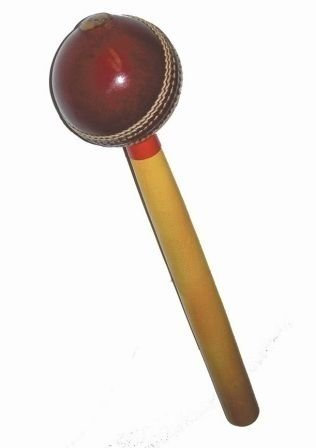 NNN Cricket Bat Mallet Knocking in Bat Stroke Ball Mallet Wooden Ball On Top