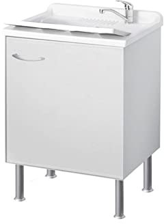 Lavatoio metacrilato bianco Misure: L= 45 cm p= 60 cm un anta