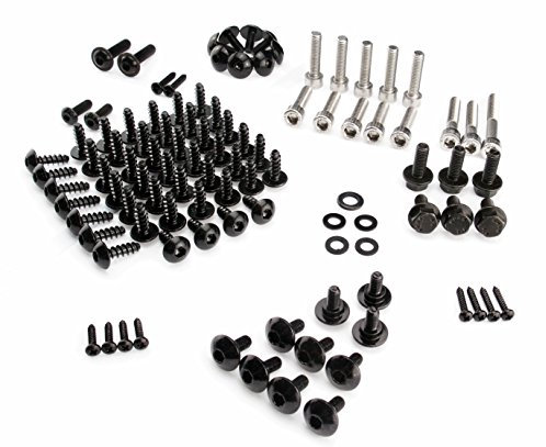 Verkleidungsschrauben und Vario Schrauben Yamaha Aerox MBK Nitro schwarz und Edelstahl neues Modell (ab Baujahr 2013)