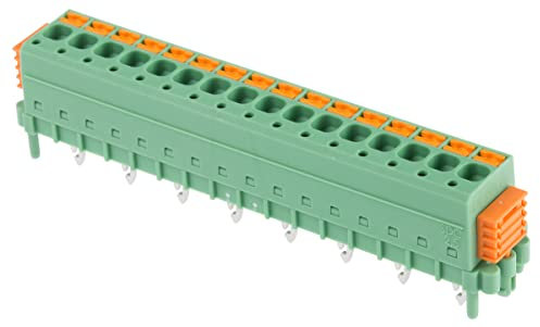 PHOENIX CONTACT SDC 2.5/16-PV-5.0-ZB PCB Direct Connector 2.5mm² Nominal Cross Section 16 Ports SDC 2.5/..-PV Range 5mm Pitch Green Pack of 50