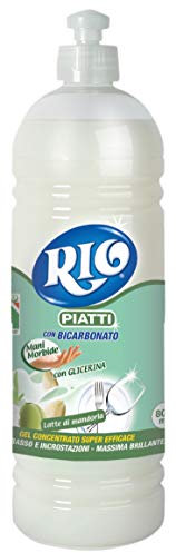 Set 7 RIO BUM BUM Detersivo profumato per 800 ml piatti mandorla