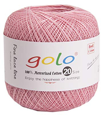 golo Häkelgarn 20 für handgestricktes Häkelgarn Gewinde häkeln 102