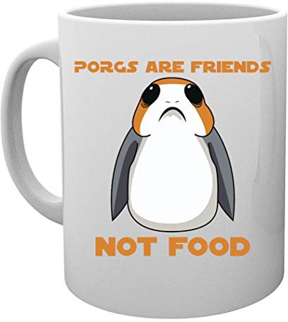 Porgs Are Friends Not Food Kaffeebecher Tassen Mug Cup