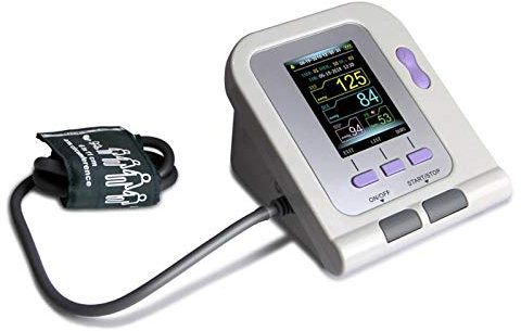 Tqing Tensiomètre vétérinaire électronique numérique de fréquence Cardiaque Sphygmomanomete Brassard Portable tonomètre BP 6-11Cm