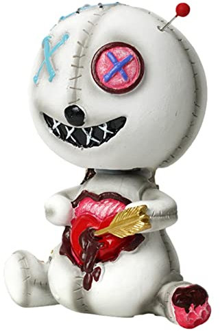 Yeeda Voodoo-Puppe Wackelkopf, Voodoo Puppen Schüttelkopf Auto Ornamente, Niedliche Kopfschütteln Figuren Dekoration, Wackelkopf Voodoo Figuren Spielzeug