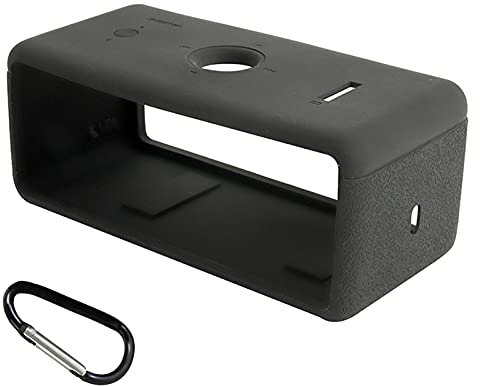 Eeneme Étui de Transport en Silicone Compatible avec Haut-Parleur Bluetooth Emberton, étui de Protection Portable en Silicone avec connecteurs (Haut-Parleur Non Inclus)