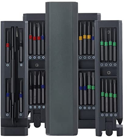 Oshhni Präzisions Schraubendreher Kit, Mako Precision Bit Set, Magnetische Präzision Reparatie Tool, Professioneller Haushalt Praktische Manuelle Reparaturwerkzeuge für Smartphone Konsole Laptop