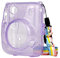 Protective Hard Case Protector Cover Anti-dust Strap for Instax Mini 11 Polaroid Camera (Purple)