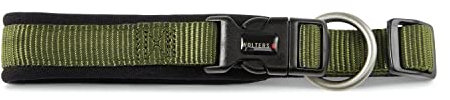Wolters Halsband Professional Comfort extra-breit, Farbe:Olive/schwarz, Größe:50-60 cm x 45 mm