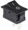 INTERRUTTORE ON/OFF 6A 250V 21X15 rettangolare NERO switch 0 1 switch