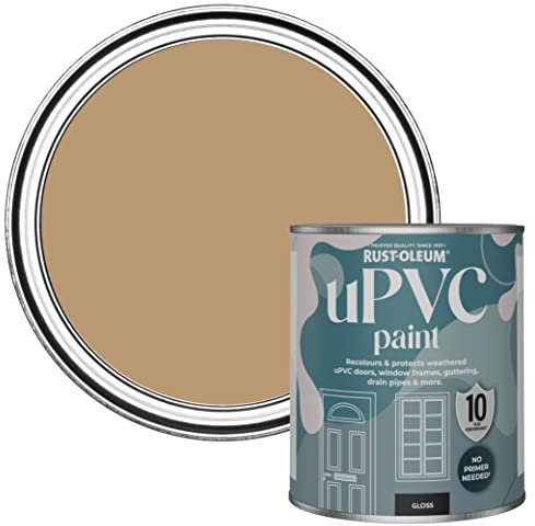Rust-Oleum Brown uPVC Door and Window Paint In Gloss Finish - Fired Clay 750ml