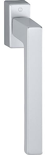 HOPPE Fenstergriff Toulon mit VarioFit und Secustik - PSK Fensterbeschlag, Aluminium silber eloxiert