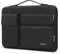 MOSISO 360 Protective Laptop Case 13 inch, 13 inch Laptop Sleeve Compatible with MacBook Air M4 M3 M2 M1 2025-2018/Pro M2 M1 2025-2016, Side Open Bag with 2 Raised&1 Flapover Pockets, Black