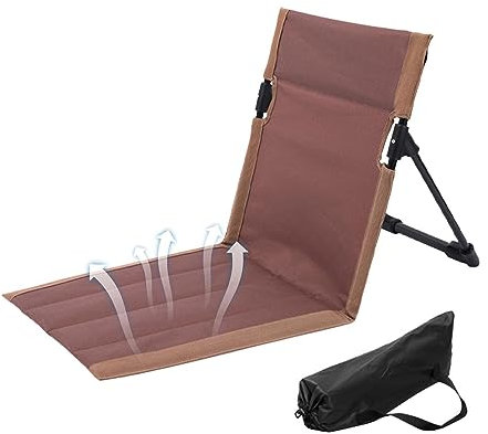 Kasmole Strandliege,Leichter Strandbräunungsstuhl - Wasserdichter, klappbarer Strandstuhl mit Verstellbarer Rückenlehne für Garten, Terrasse, Reisen, drinnen und draußen