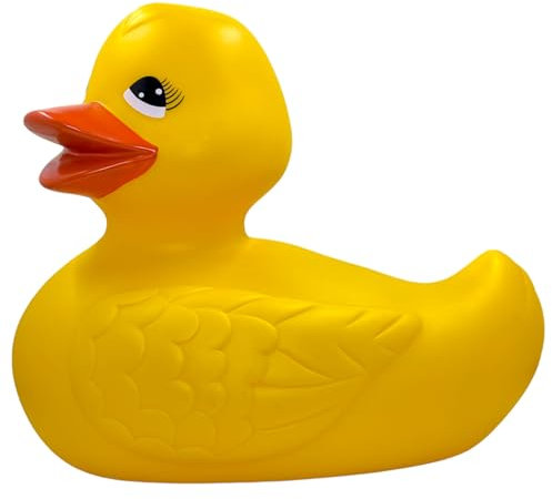 MIK funshopping Canard de bain - Jouet couineur - Jaune - Taille XXL