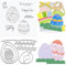 Stanzschablonen Ostern Stempel Ostern Klarsicht Silikonstempel Metall Stanzschablonen Osterhasen-Eier Stanzschablone Stempel und Stanzen Set für DIY Kartenherstellung Scrapbooking Album Cover Deko