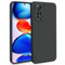 Vancle Coque Compatible pour Xiaomi Redmi Note 11 4G / 11S 4G, Coque en Silicone avec Design Spécial Bord Droit pour SXiaomi Redmi Note 11 4G / 11S 4G (Noir, Redmi Note 11/11S 4G)