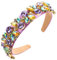 scicent Haarreif Dirndl Kristall Strass Stirnband für Frauen Breits Glitzernd Haarreifen Barock Haarbänder Elegante Stirnbänder für Frauen und Mädchen Party Hochzeit Haar Zubehör - 27623