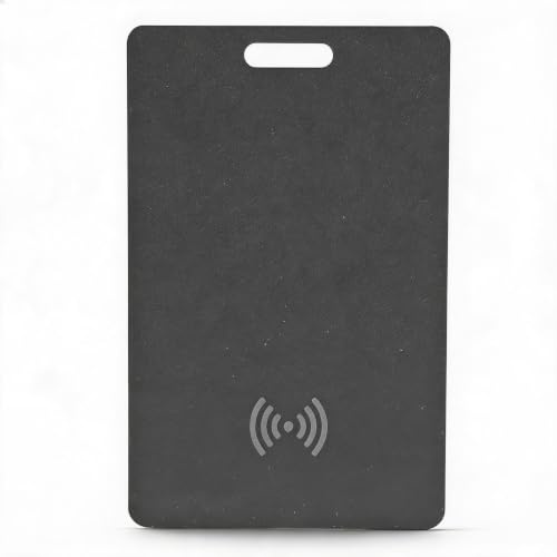 Ultraflaches Brieftaschen Tracker Karte mit NFC Zugriff | Wireless Charging Finder für Brieftasche Schlüsselbund Reise ABS Material 100 mAh